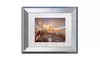 Philippe Sainte-Laudy 'Welcome to Reine' Matted Silver Framed Art