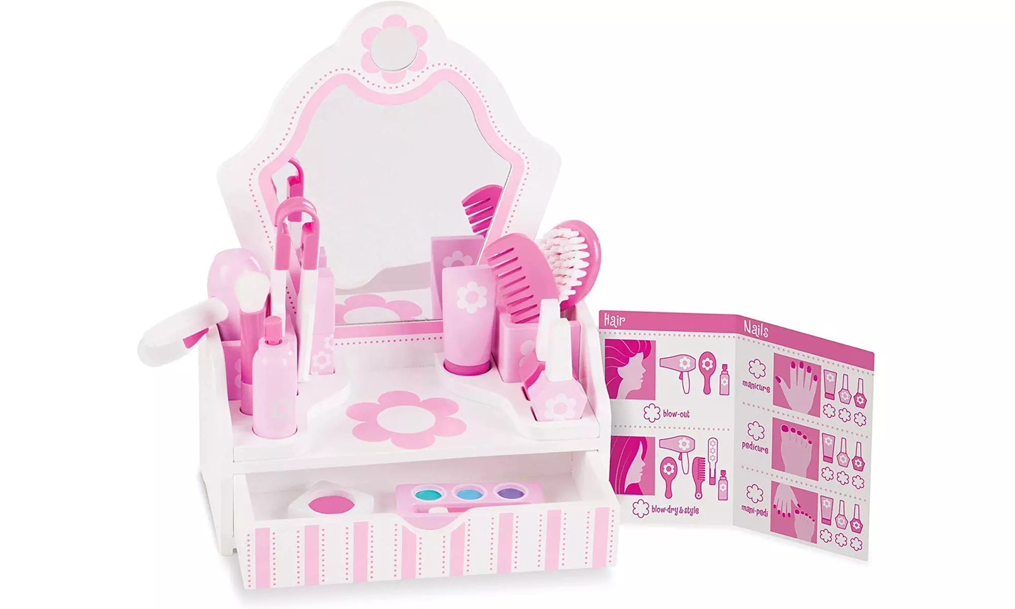Melissa & Doug Wooden Beauty Salon Play Set  - Primary Image