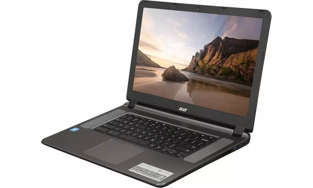 Acer Chromebook 15 15.6" Laptop with 1.6GHz Intel Celeron N3040 Processor, 2GB RAM, and 16GB eMMC (Refurbished A-Grade) - Primary Image