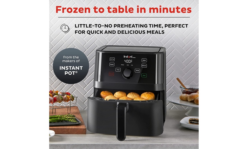 Instant Vortex 5.7QT Large Air Fryer Oven Combo (Black) - New | Groupon