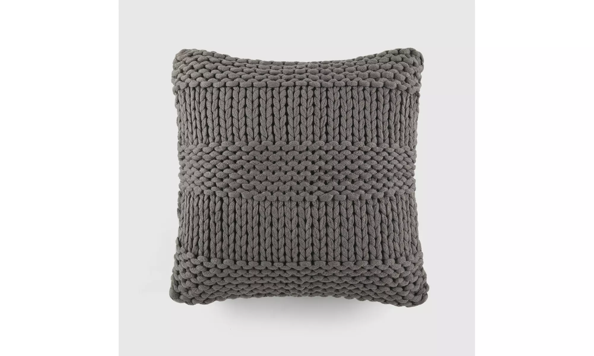 iEnjoy Home Cozy Chunky Knit Acrylic Decor Throw Pillow
