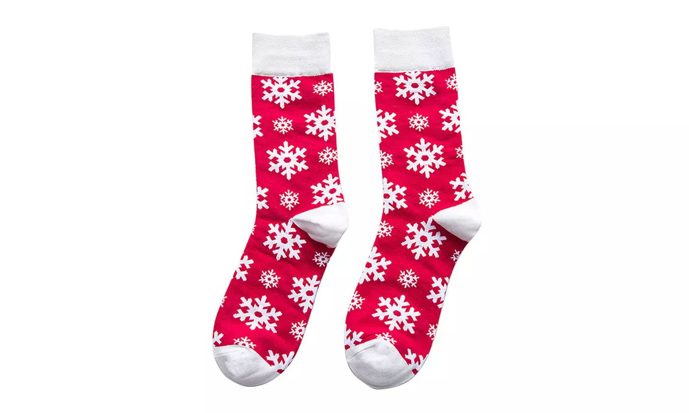 4 Pack Christmas Socks Gift One Size