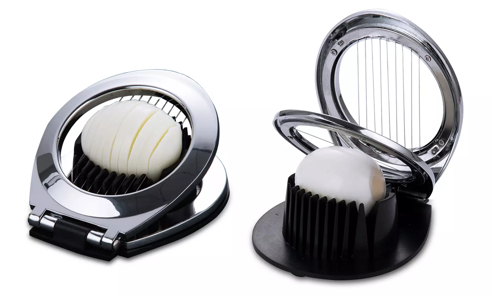 Stainless Steel Heavy Duty Egg And Fruit Slicer (1-Pack or 2-Pack ) - Second Medium