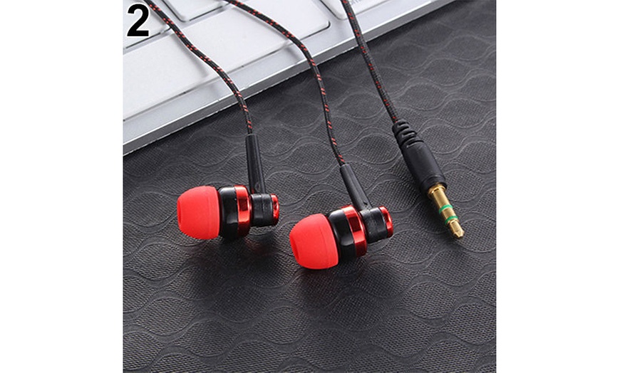 Image 8: 3.5mm Bass Stereo In-Ear Earphone Headphone Headset