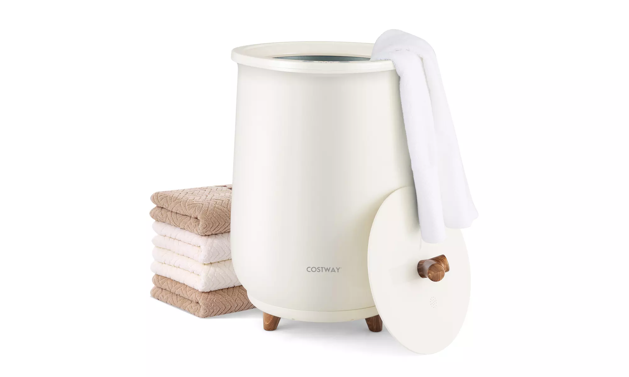 23L Bathroom Towel Warmer with Fragrance Holder and 3-Level Heating