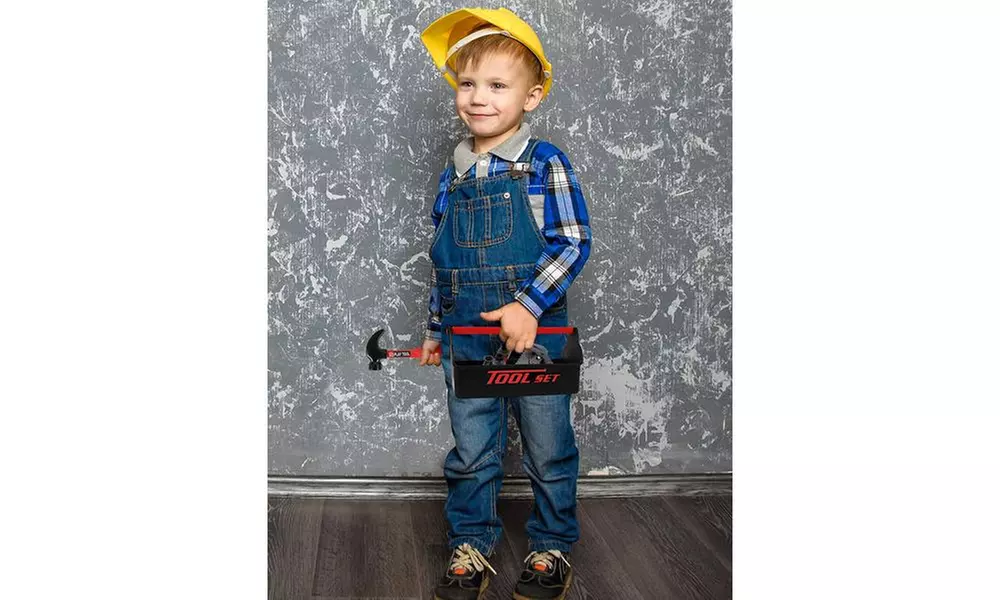 Click N Play Kids Pretend Play Construction Tool Box - Second Medium