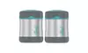 Thermos Foogo Vacuum Insulated Stainless Steel 10-Ounce Food Jar (2-Pack)