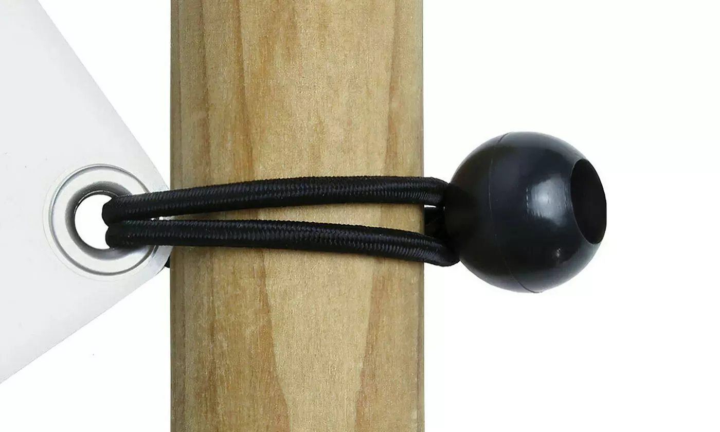 10PCS/Set Tent Elastic Bungees Ball Fixing Tie Rope Tent Binding Fixing Tool