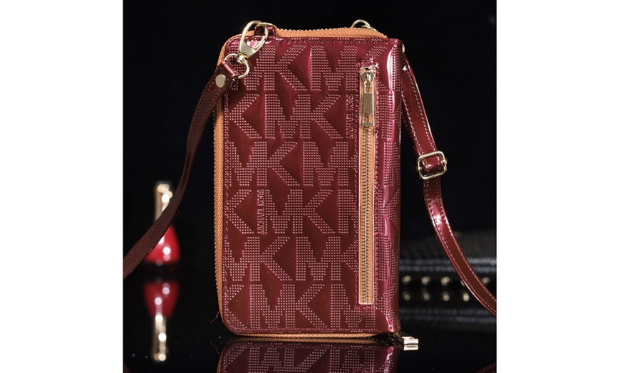 Image 32: Michael Kors Leather Crossbody