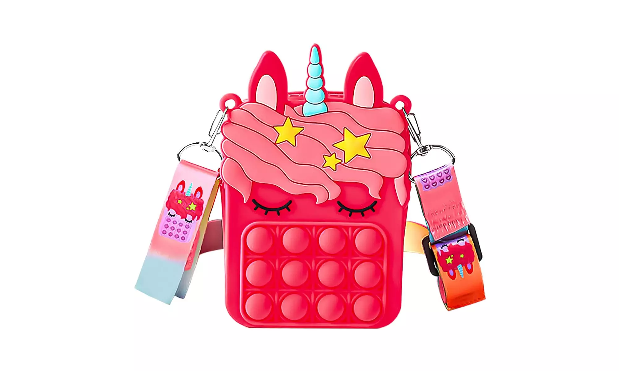 Girls Pop It Purse Small Accessories Crossbody Push Bubble Mini Bag for Kids  - Second Medium