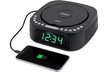 Jensen JCR-375 BLK Green LED CD/MP3 Clock Radio USB charge (Black)- New - Second Medium
