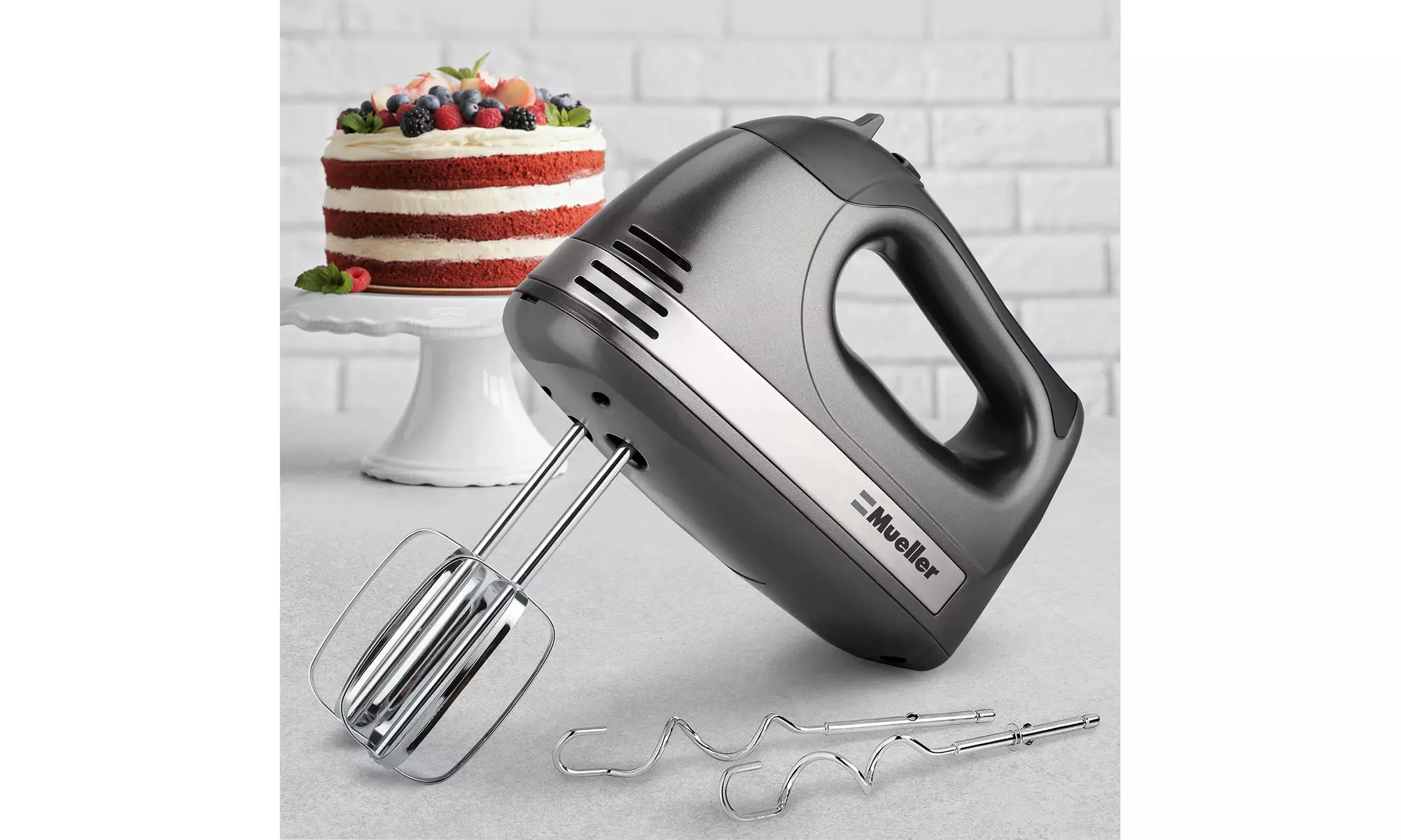 Mueller Electric Hand Mixer, 5 Speed 250W Turbo - New - Second Medium