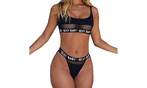 Women Sexy Three-Point Women's Split Underwear