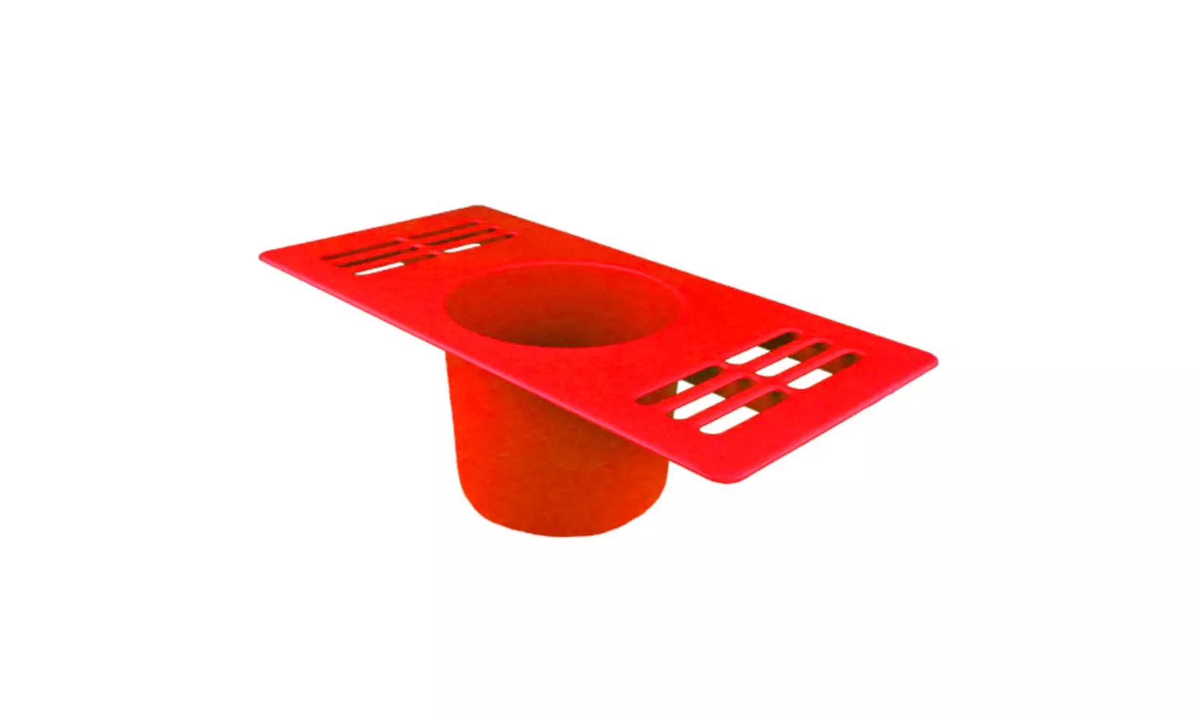 Golf Indoor Practice Ball Cup Family Golf Practice Hole Red - Primary Image