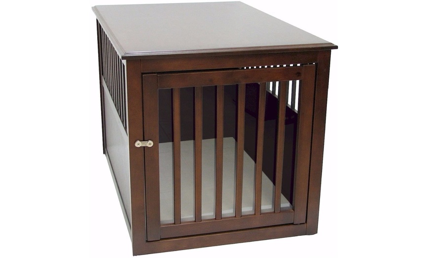 crown pet crate table large