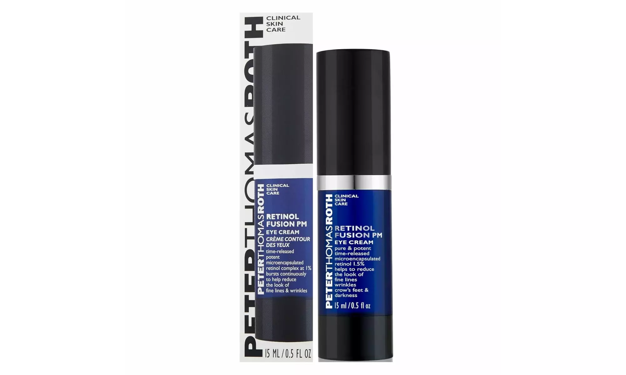 Peter Thomas Roth Retinol Fusion PM Eye Cream - Fine Lines & Dark Circles 0.5oz