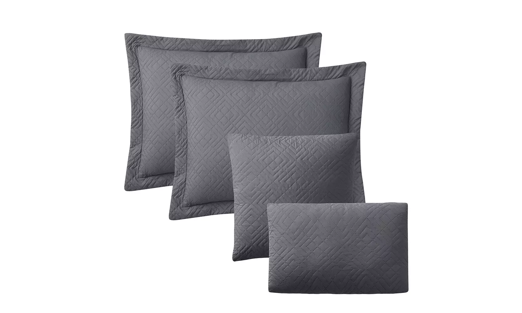 Clara Clark Bedspread Quilt Set - Embossed Pinsonic Lightweight Coverlet Set