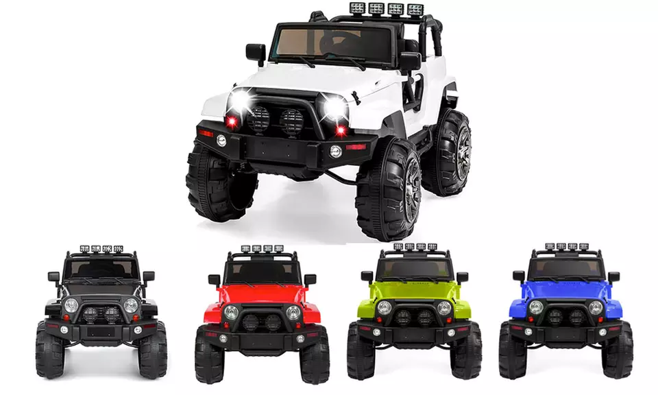 12V 3-Speed 4 Wheel Ride On w/Remote, LED Lights & Suspension - Primary Image