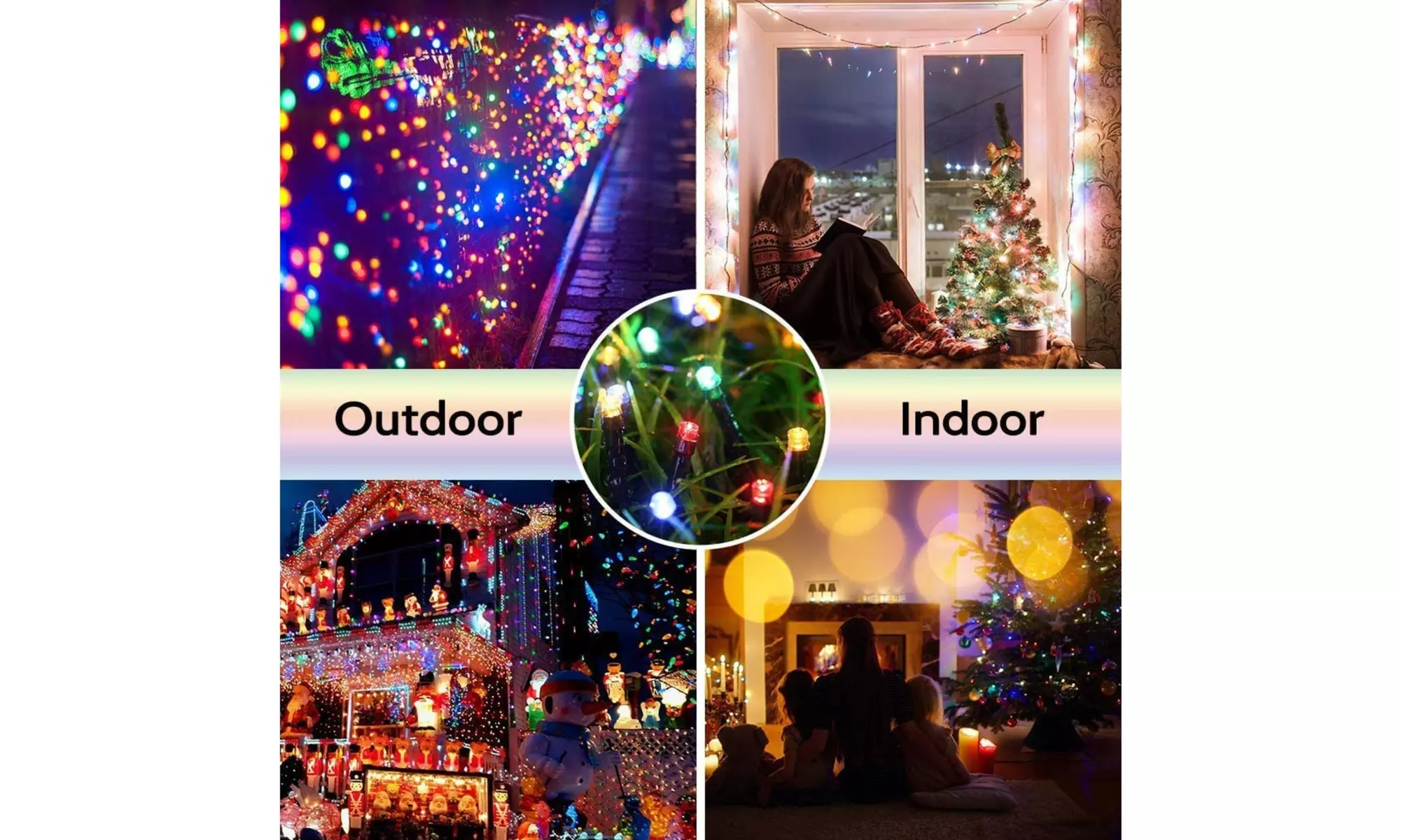 200LED Solar String Lights 72Ft Christmas Lights Outdoor Christmas Decorations