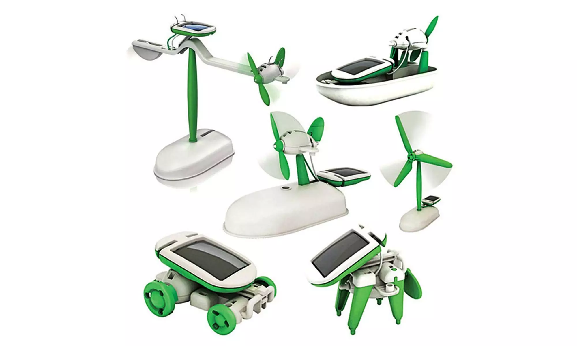 Educational Solar Robot Vehicles DIY 6 in 1