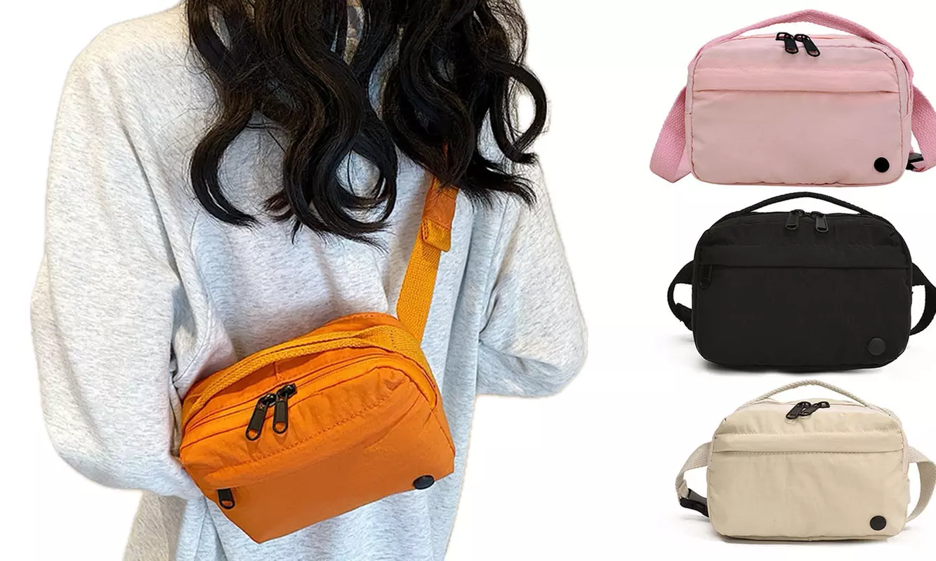 Cross Body Belt Bag with Adjustable Strap - Multiple Options - Primary Image