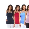 Image 1: Women's Seamless Triple Criss-Cross Front Cami