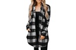 Womens Plaid Shacket - Second Medium
