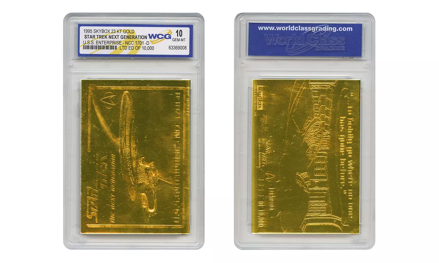 Star Trek 50th Anniversary Celebration Original or The Next Generation 23K Gold 