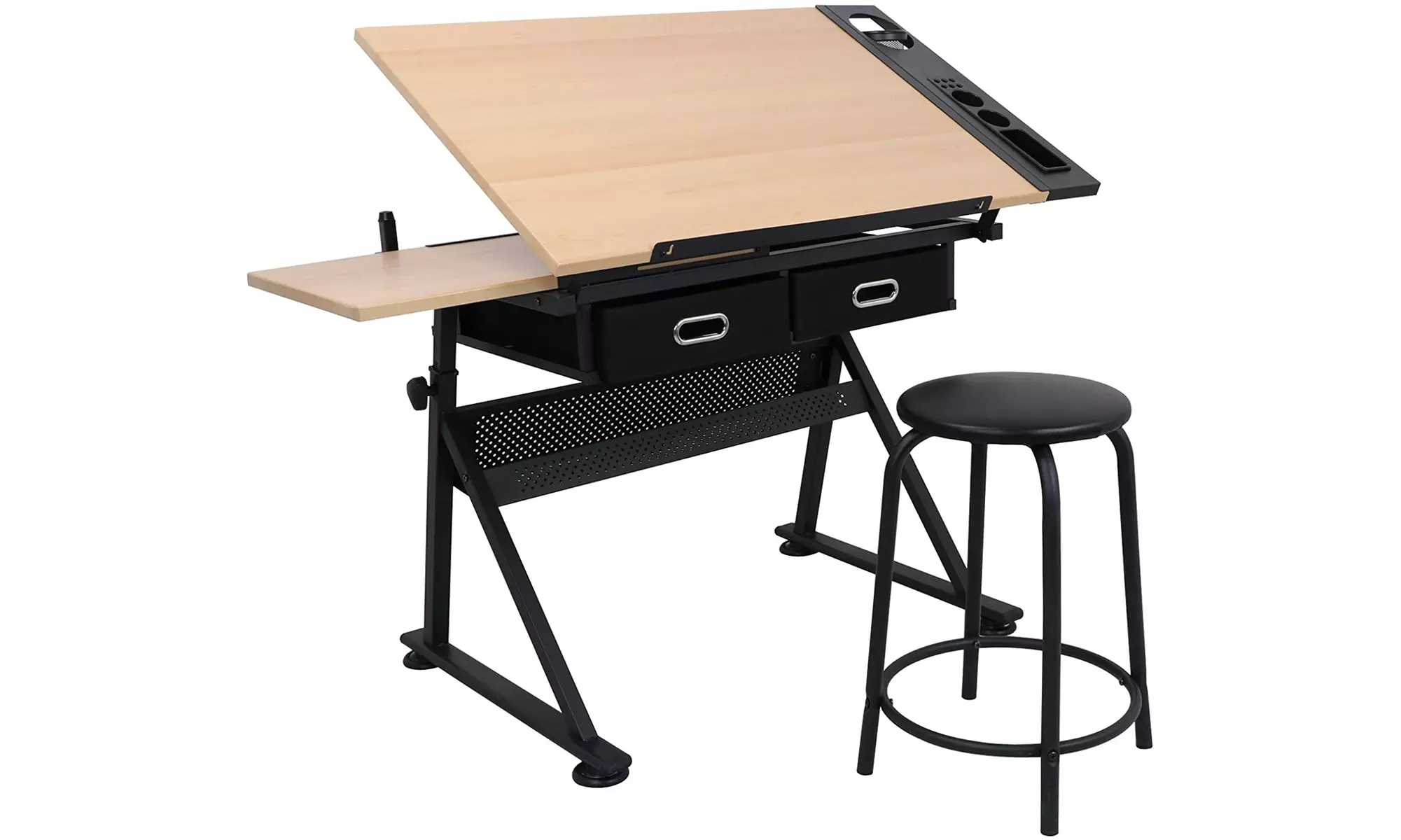 ZENY Height Adjustable Versatile Drafting Desk, Drawing Table Desk - Image 3
