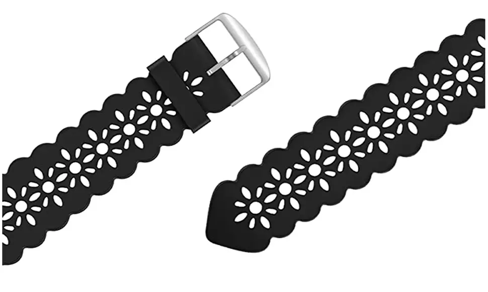 Lace Silicone Apple Watch Band Strap Laser Cut Scalloped Series 1-7 & SE