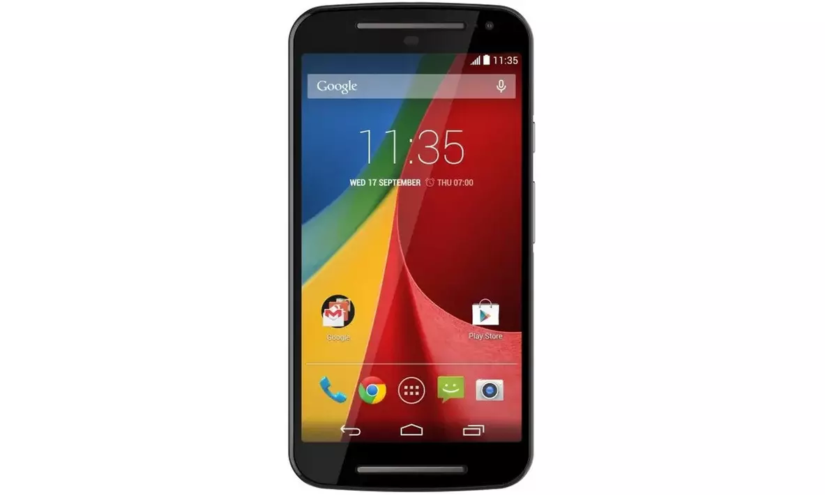 Motorola G 2nd Gen XT1063 8GB Unlocked GSM Micro-SIM Phone w/ 8MP Camera - Black - Primary Image