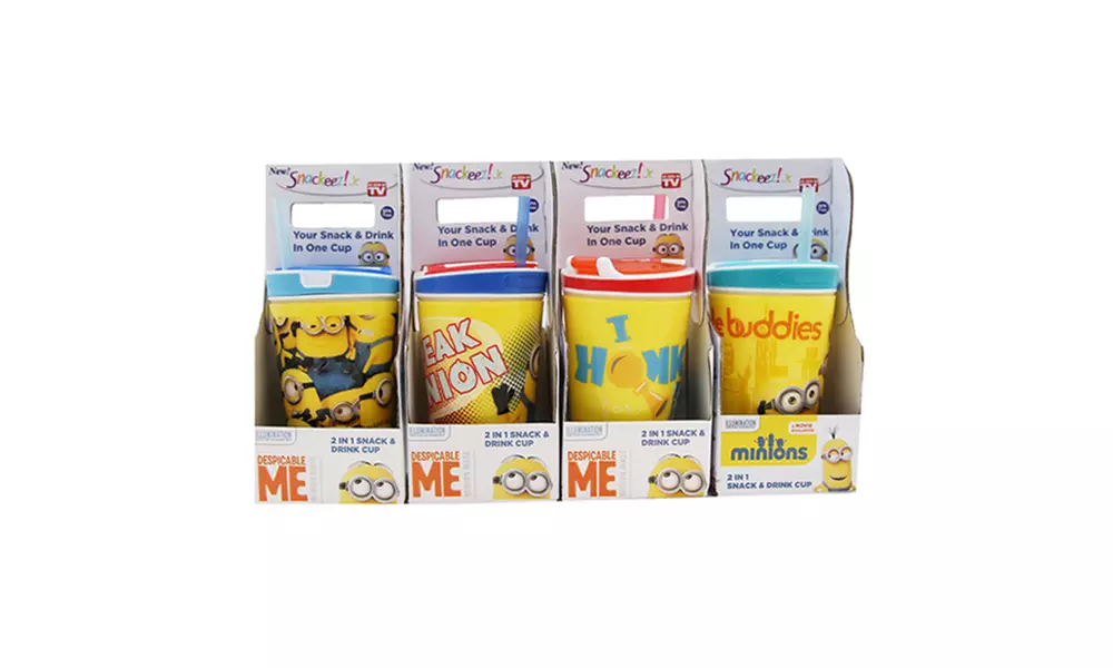 Snackeez Jr! Despicable Me 2 in 1 Snack and Drink Cup (2pk-Assorted) - Primary Image