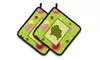  Pomeranian Pair of Pot Holders 7.5 x 3 x 7.5 in.