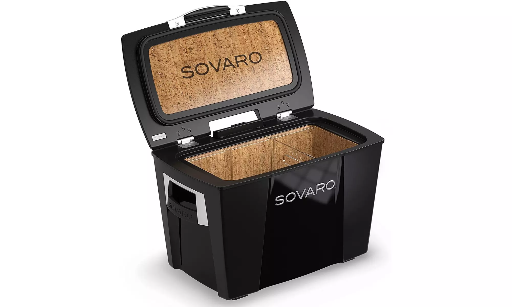 Sovaro 45-Quart Luxury Cooler (Black with Silver Accents) - Primary Image