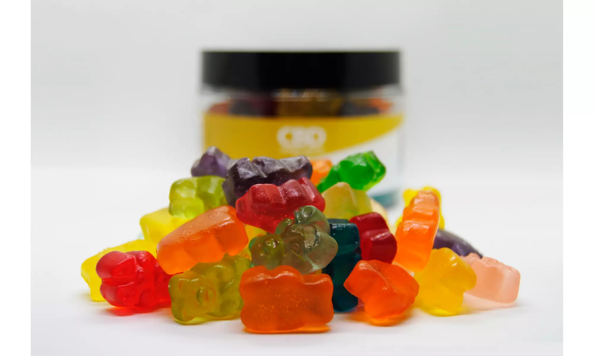 Goldline CBD Fruit Flavor Gummies (25mg per Serving) - Second Medium