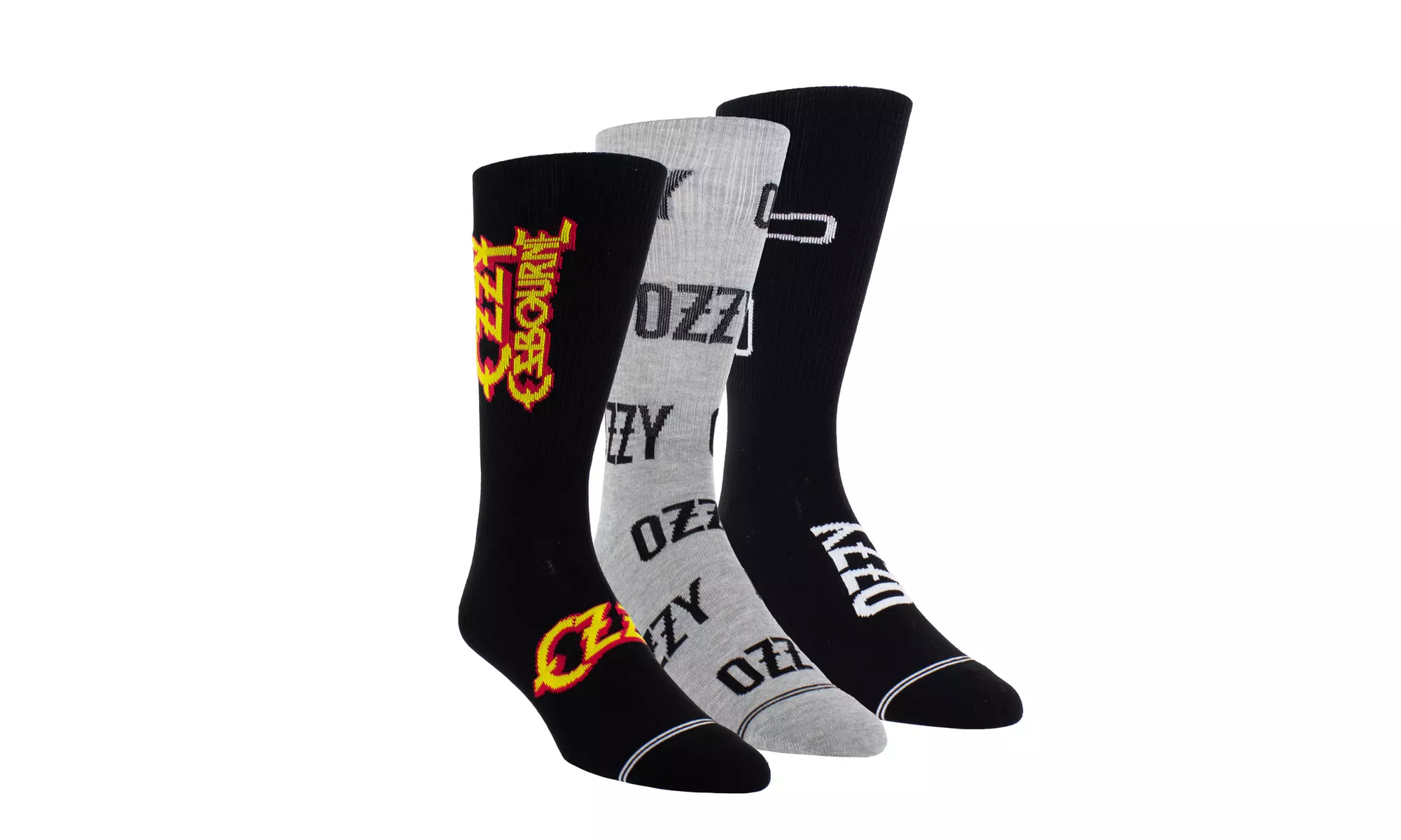 Ozzy Osbourne Crew Socks - 3 Pack - Primary Image