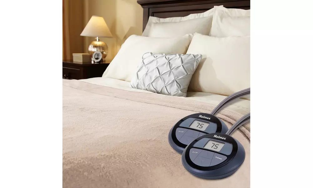 Holmes by Sunbeam Velvet Plush Heated Blanket - Second Medium