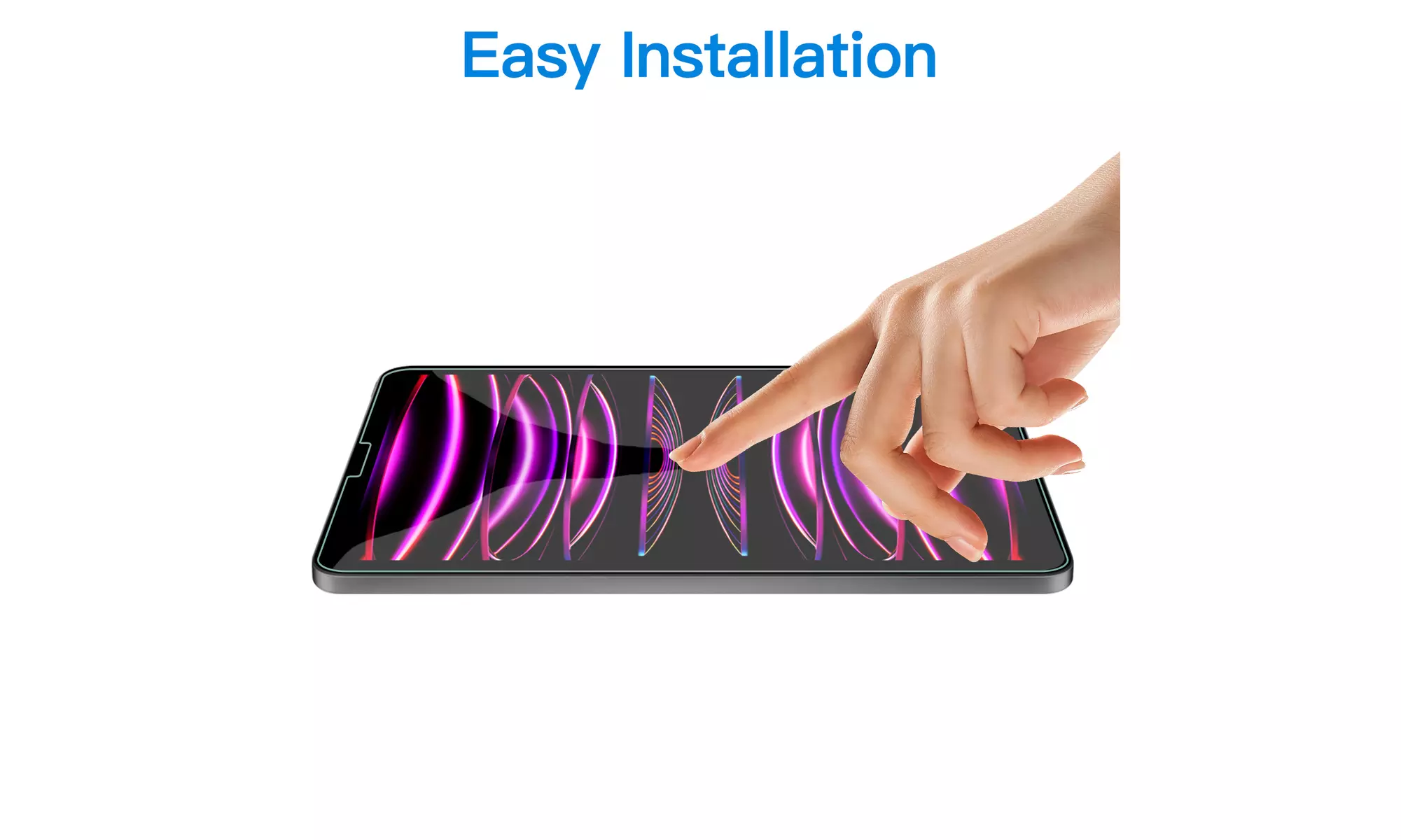 JETech Tempered Glass Screen Protector - iPad Air 5/4, iPad Pro 11'' All Models
