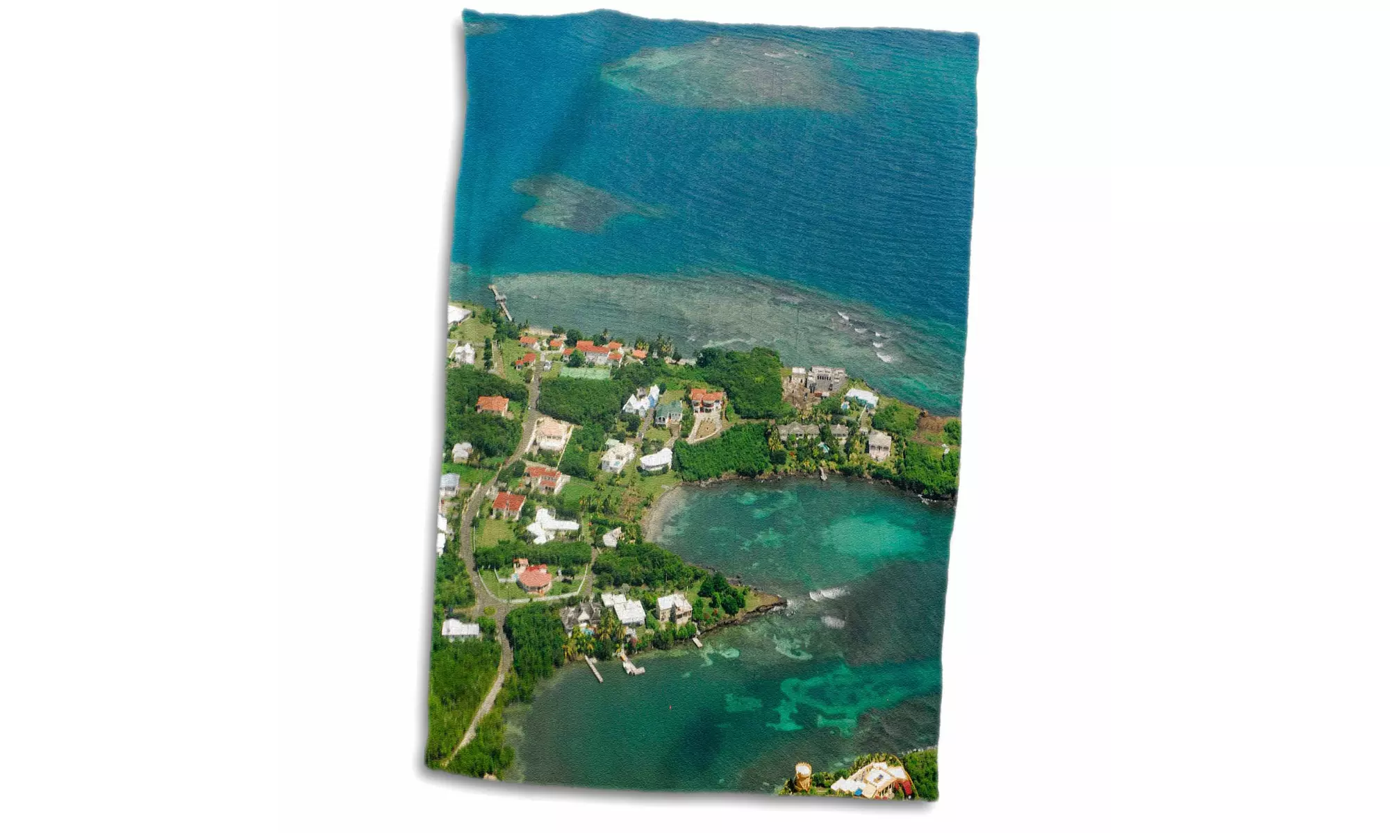  Towel - Grenada, City of St George and the beach - CA19 AAS0000 - Anthony Asael - Primary Image