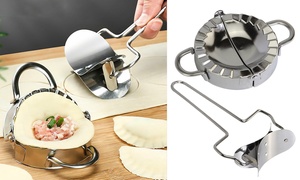 Stainless Steel Dumpling Maker Mould Dough Presser Kitchen Gadget Tool