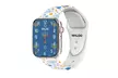 Waloo Hanukkah Fun Silicone Sport Replacement Bands For Apple Watch - All Series - Second Medium
