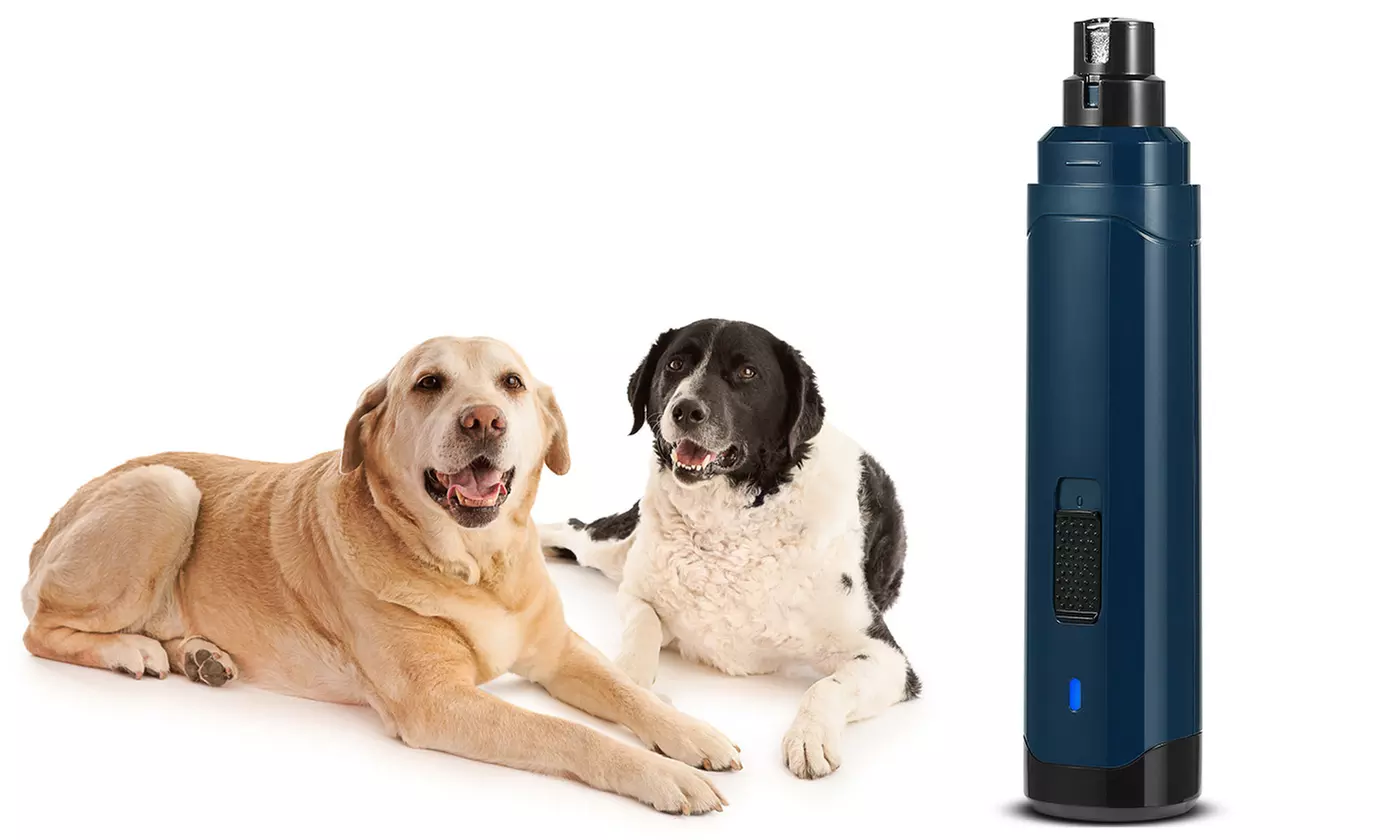 iMounTEK Pet Dog Quiet Nail Grinder USB Rechargeable Claw Trimmer w/ 2 Speeds - Primary Image