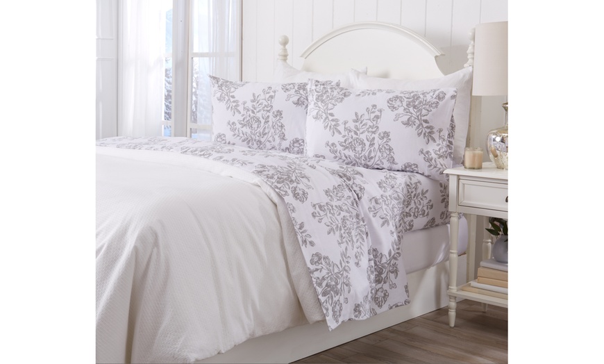 Extra-Soft 100% Cotton Printed Flannel Sheet Set | Groupon