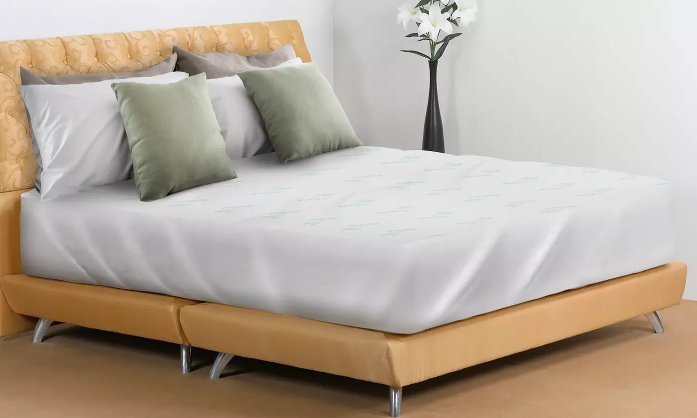 NewHome Bamboo Hypoallergenic Waterproof Mattress Protector (Queen or King) - Primary Image