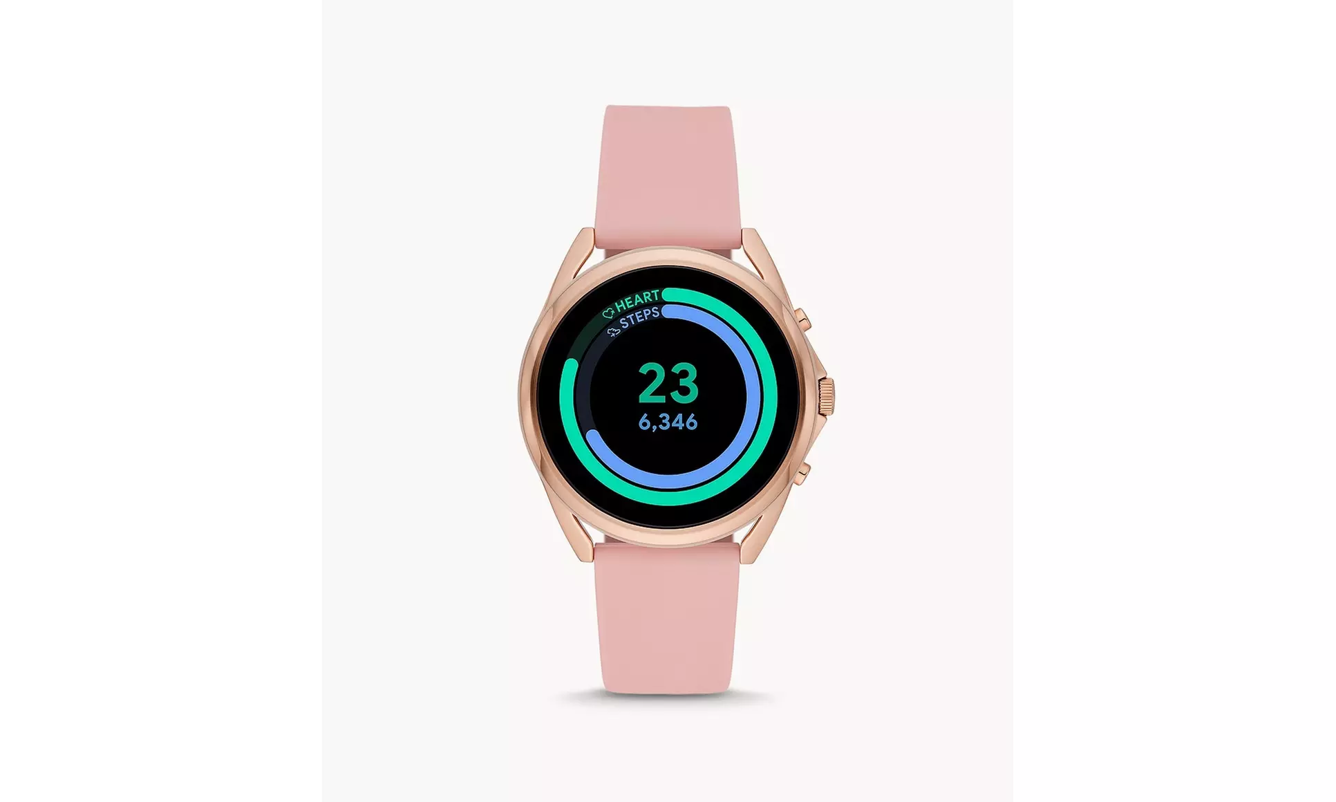 Fossil Gen 5 LTE Smartwatch 45mm Stainless Steel Case with Silicone Band (NEW) - Second Medium