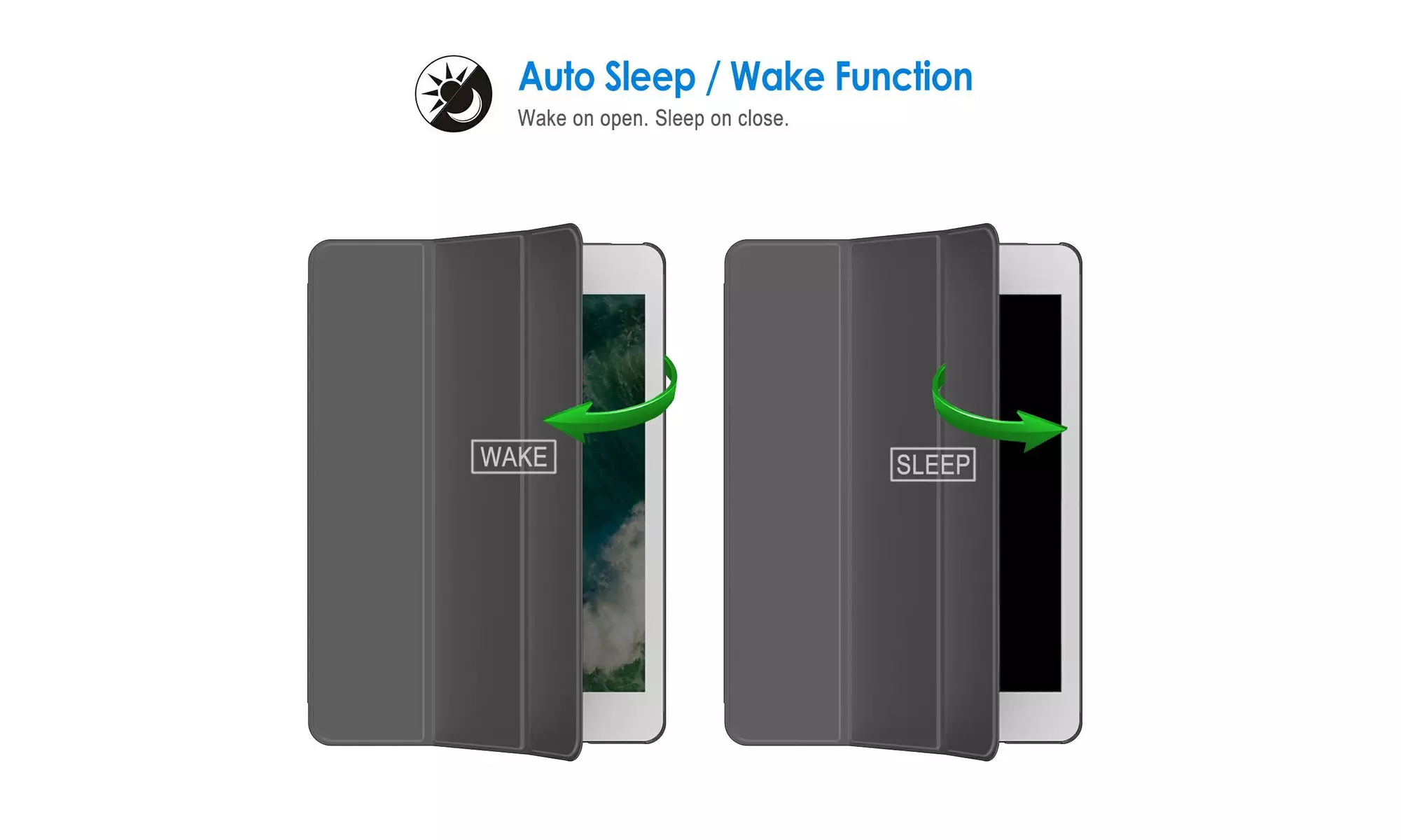 JETech Case for Apple iPad Mini 1 2 3, Hard Back Shell Soft-Touch Stand Cover