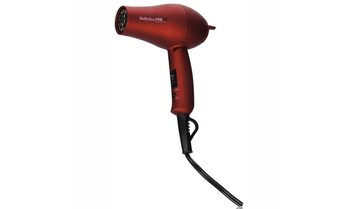 Babyliss Pro TT 1500 Travel Hair Dryer Red | Groupon