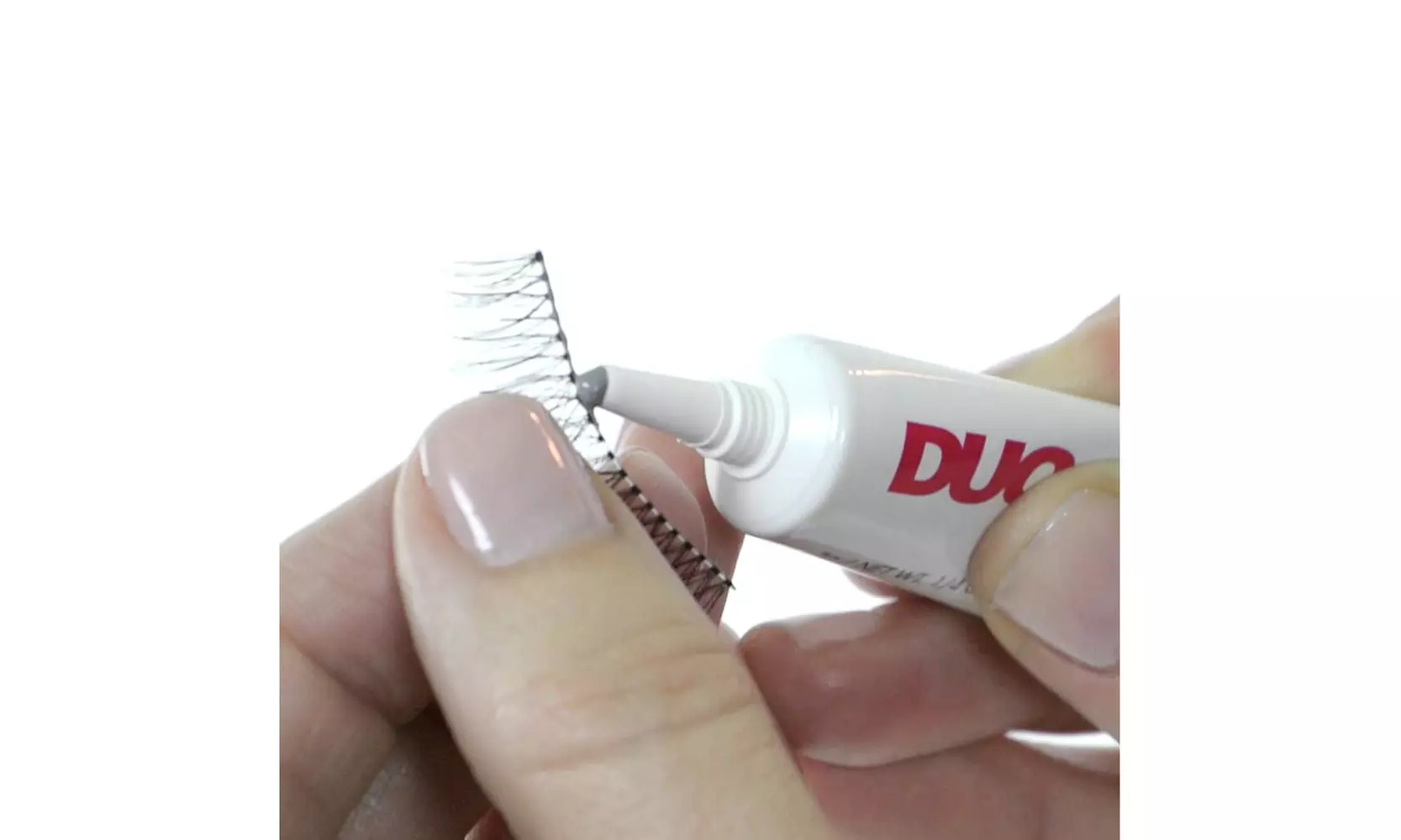 DUO BRUSH ON Striplash Adhesive Eyelash Glue / White Clear