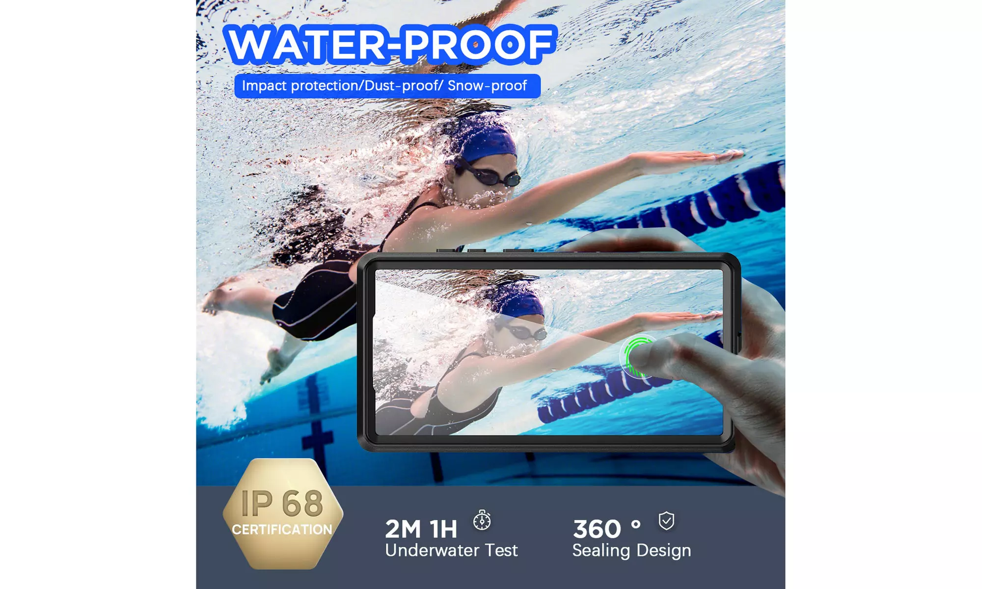 Magnetic Waterproof and Shockproof Case for Samsung Galaxy S25 Ultra / S25Plus