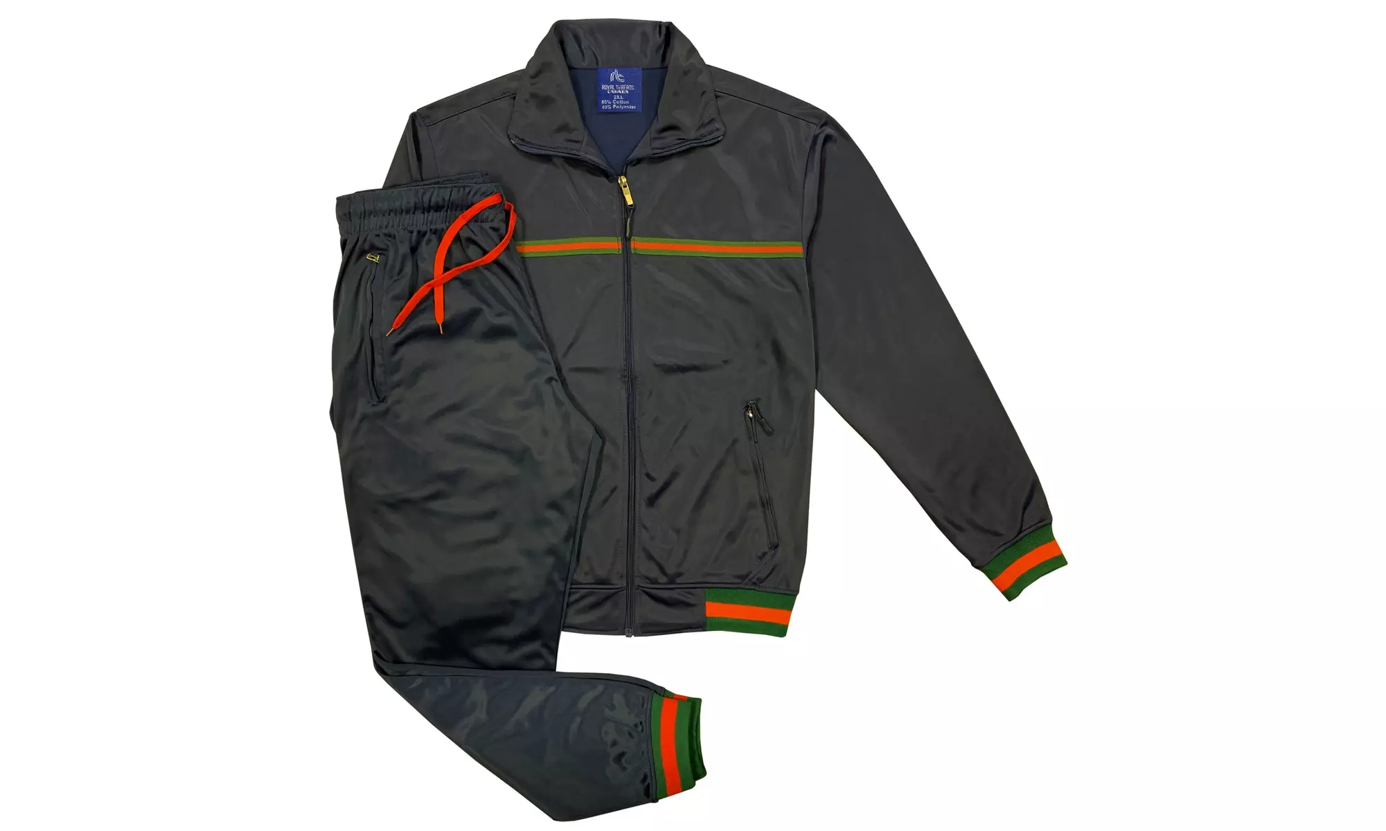 Men's Tracksuit Reefing Spring Active Jogger Tracksuit 2 Piece Matching Set